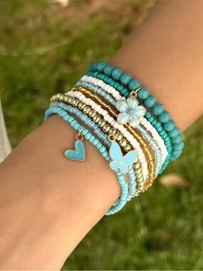 NEW Coastal Boho Layered Bracelet Set ✨🌊